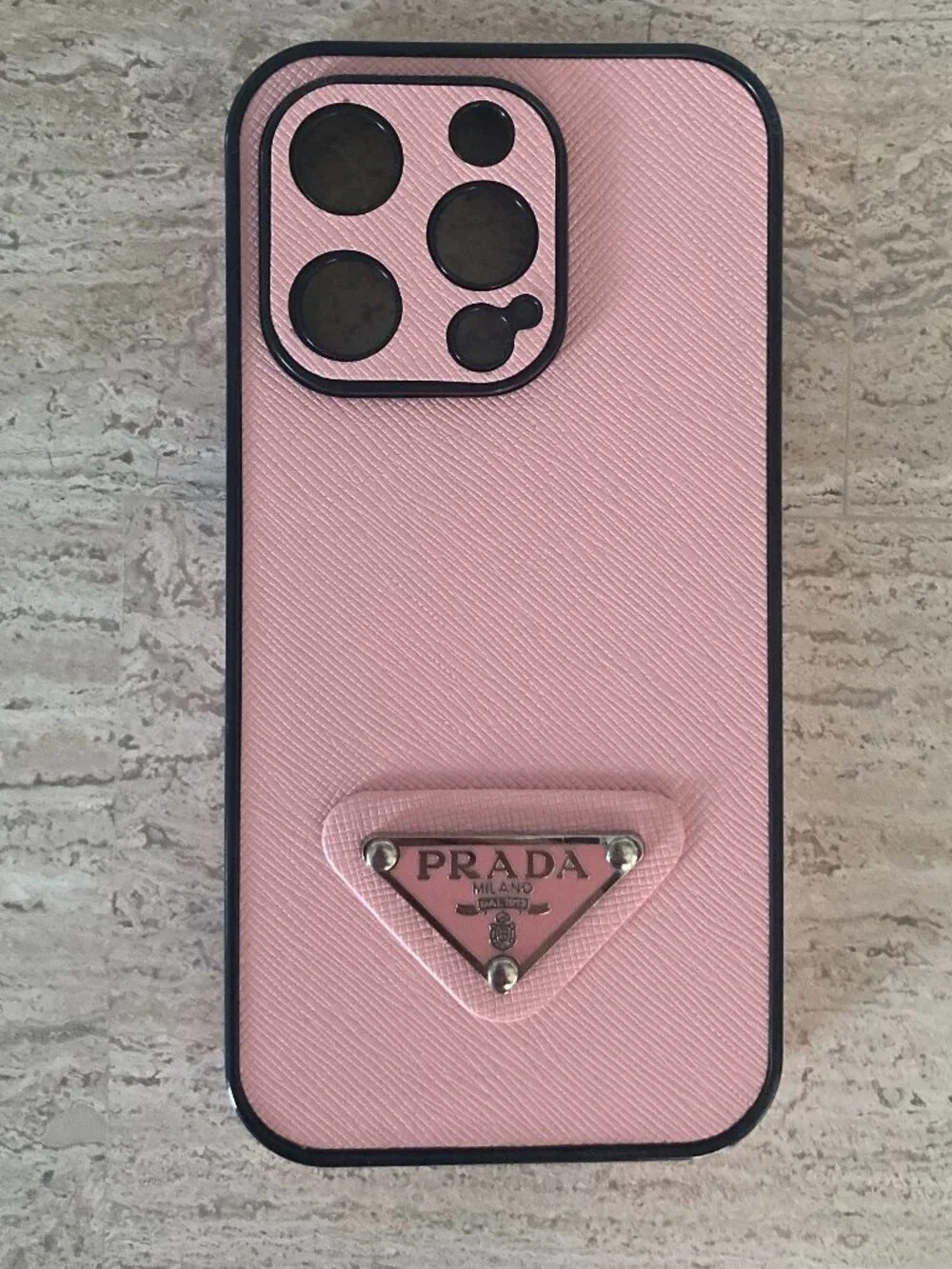 Prada Baby Pink iPhone Case for iPhone 14 Pro Max or iPhone 15 Pro Max - NWOT